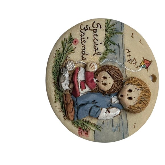 Vintage La Berge Ornament Pendant Special Friends Gift Seashore Beach 1994‎ - Picture 3 of 7